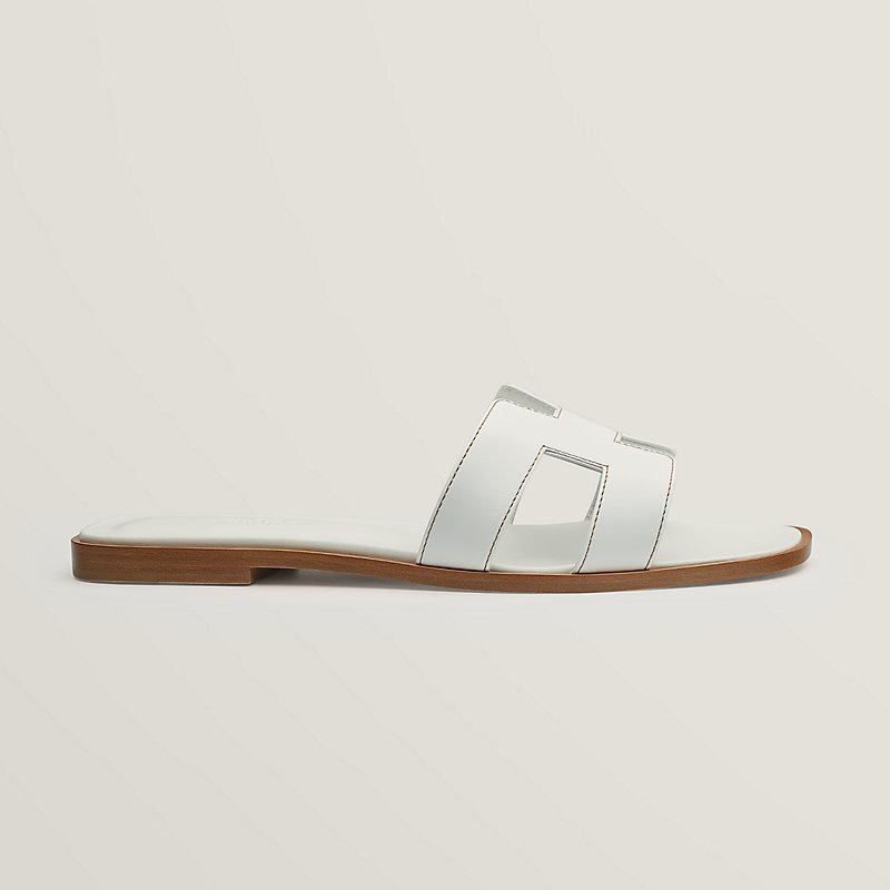 Giày Hermes Oran Sandal Nữ Trắng